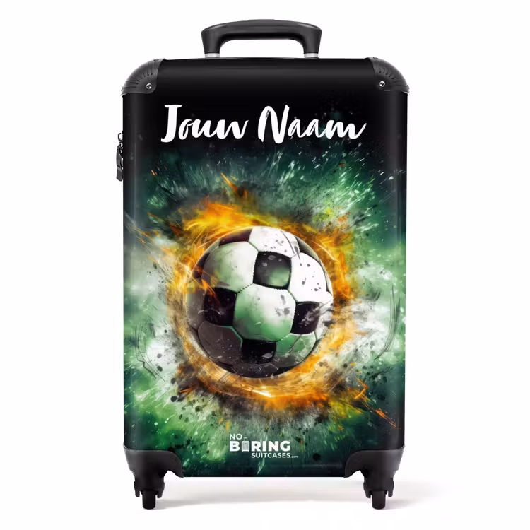 Koffer met naam - Voetbal on fire — 1
