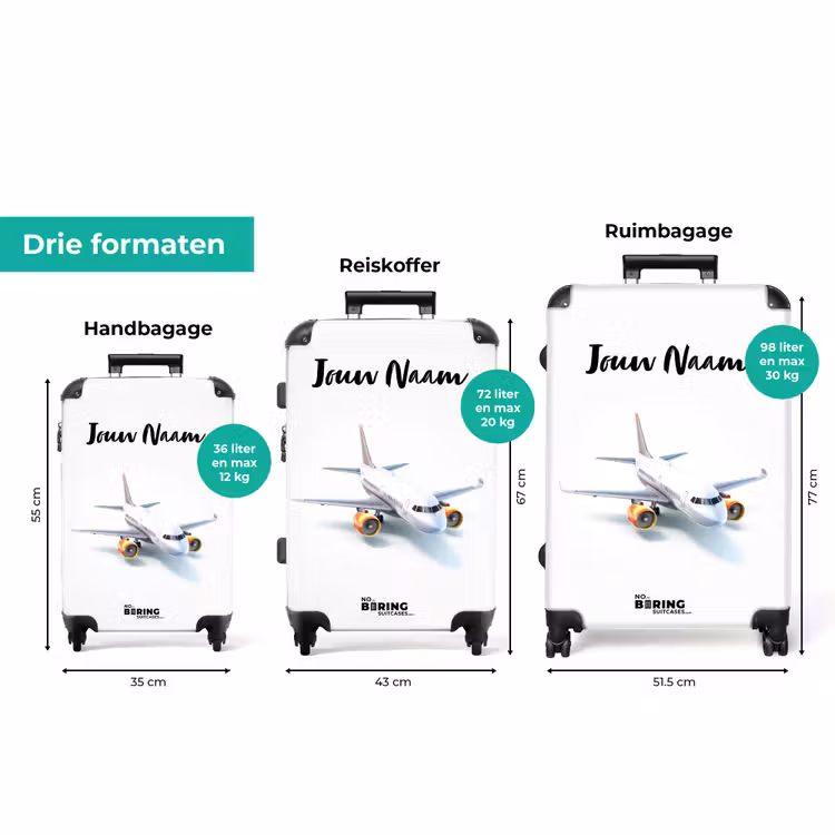 Koffer met naam - Witte wervelwind — 8