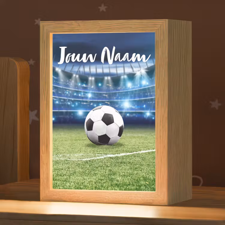 Nachtlampje met naam - Voetbal - Stadion - Bal - Jongens — 1