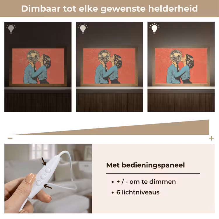 Tafellamp - Vrouw - Retro - Discobal - Kus — 8