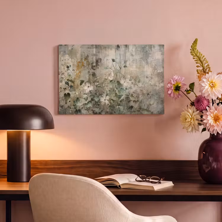 Canvas schilderij - Bloemen - Bladeren - Abstract - Modern — 4