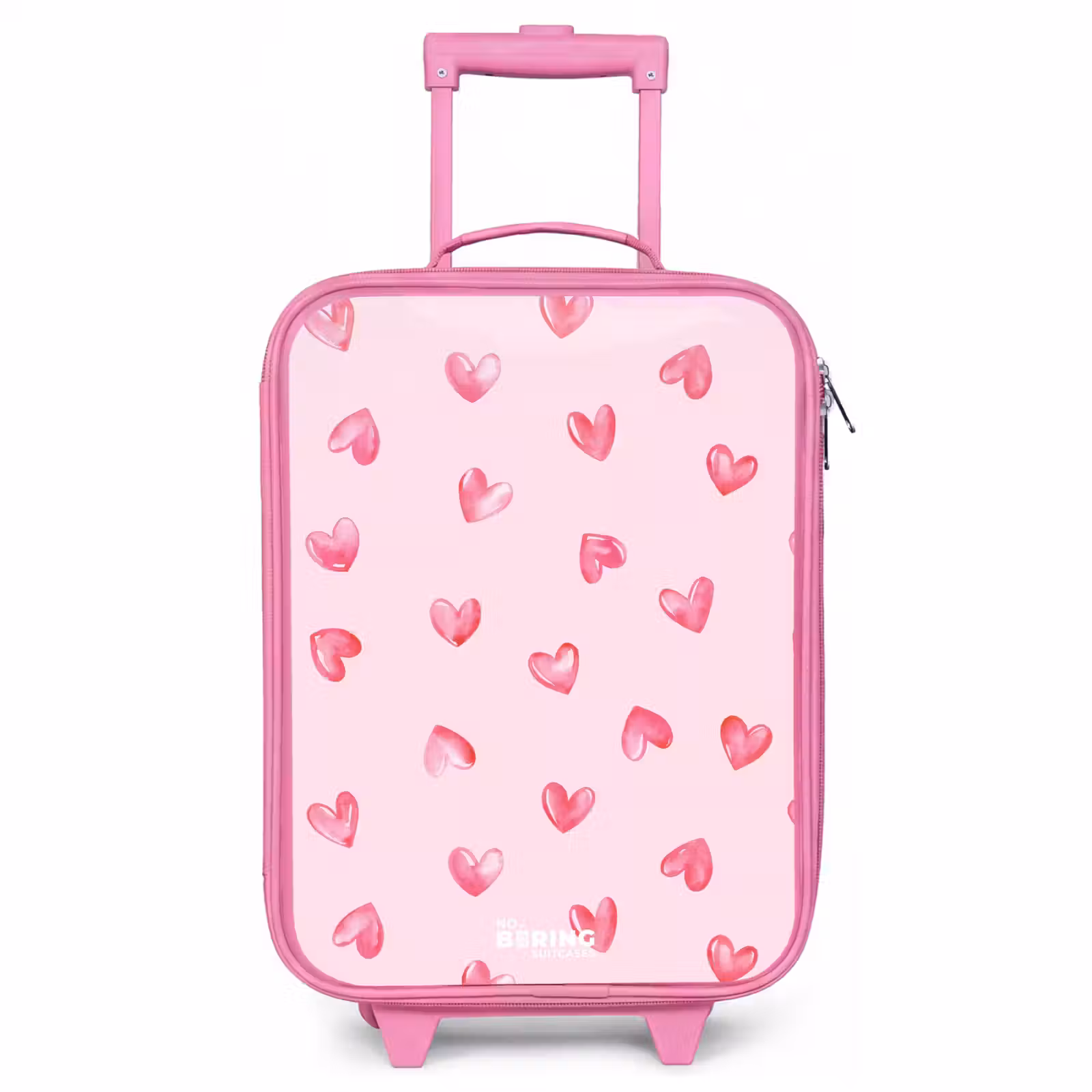 Kinderkoffer - Roze - Roze hartjes — 1