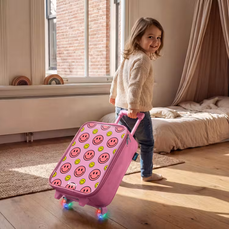 Kinderkoffer - Roze - All smiles roze — 3
