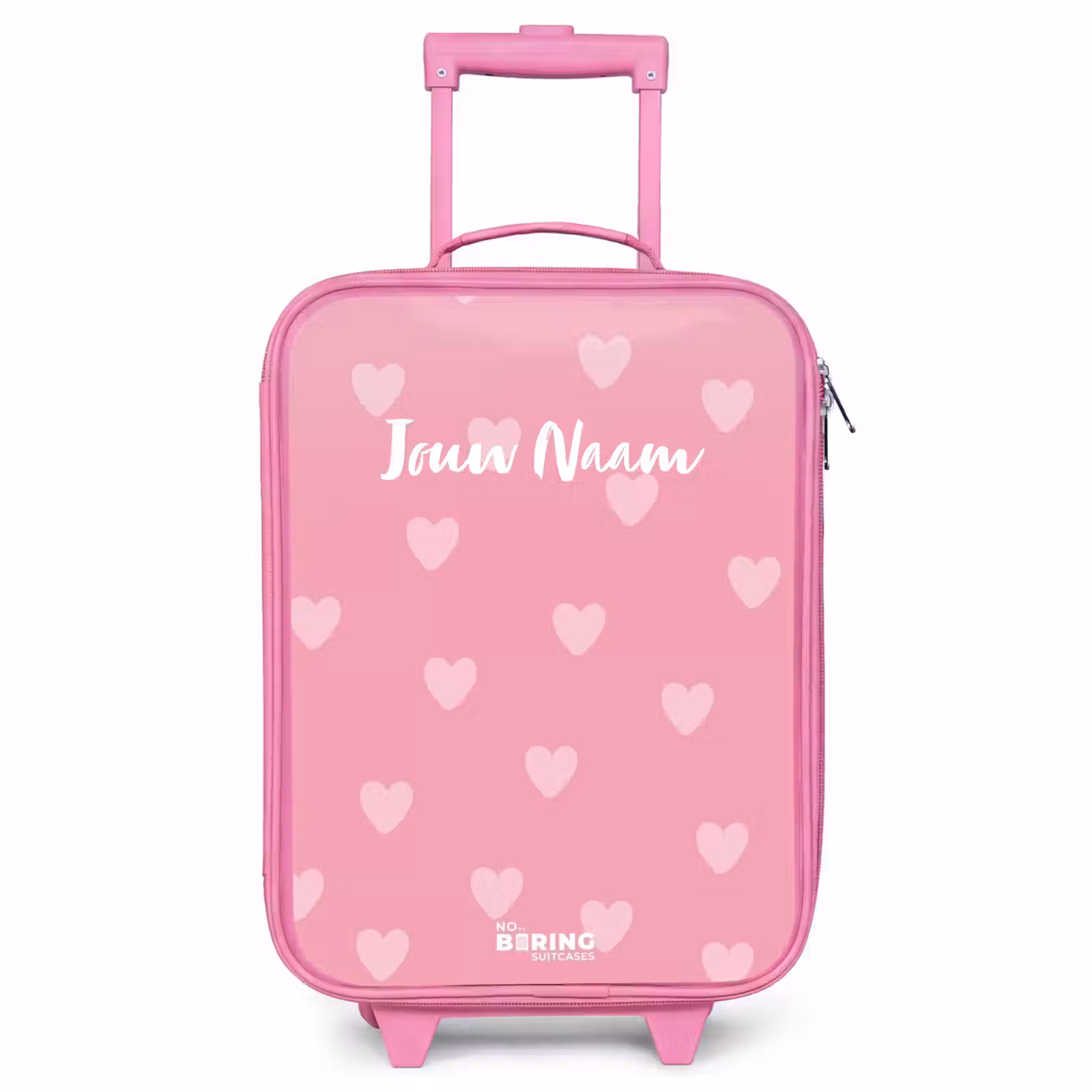 Kinderkoffer - Roze - Hartjesritme — 1