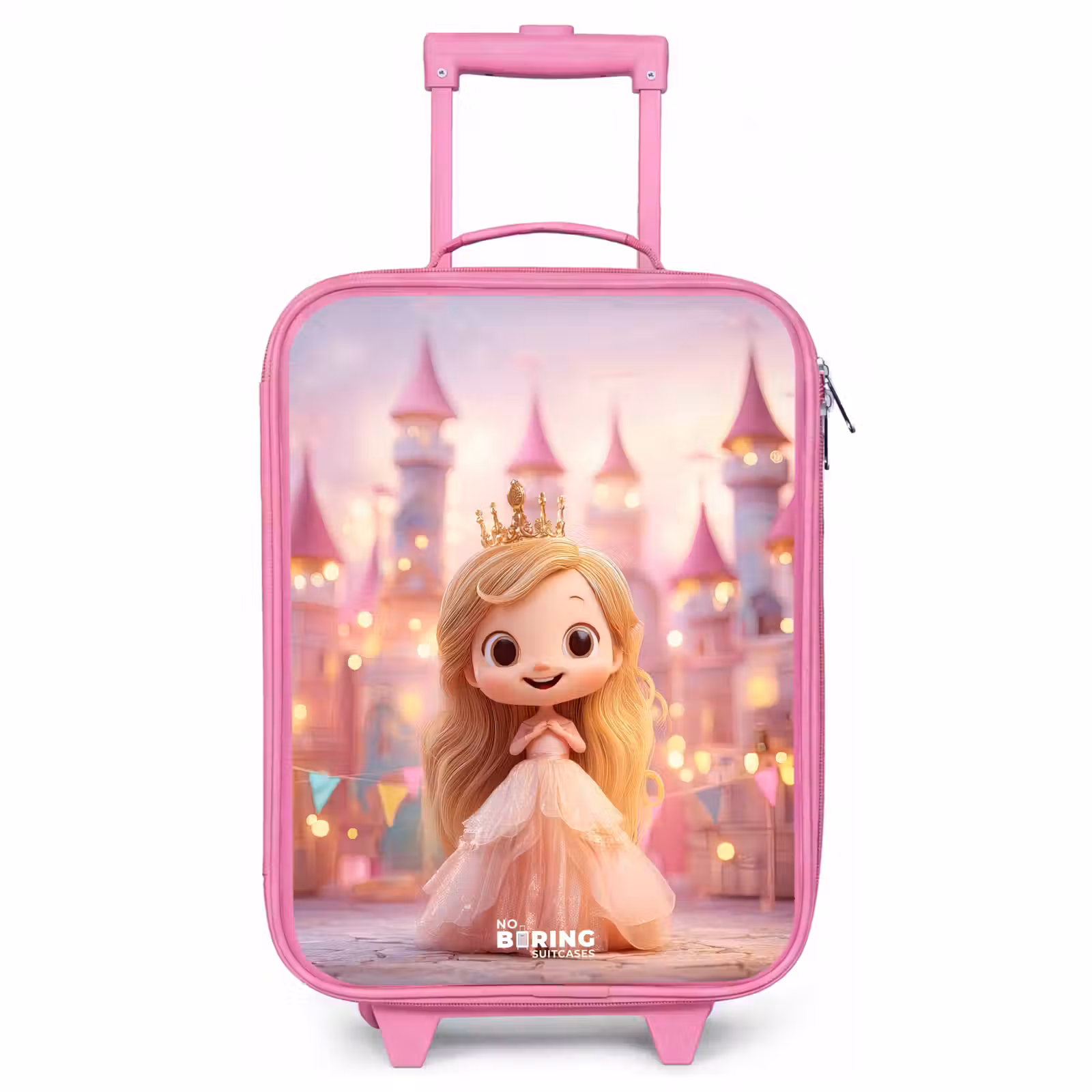 Kinderkoffer - Roze - Prinses - Roze - Kasteel — 1