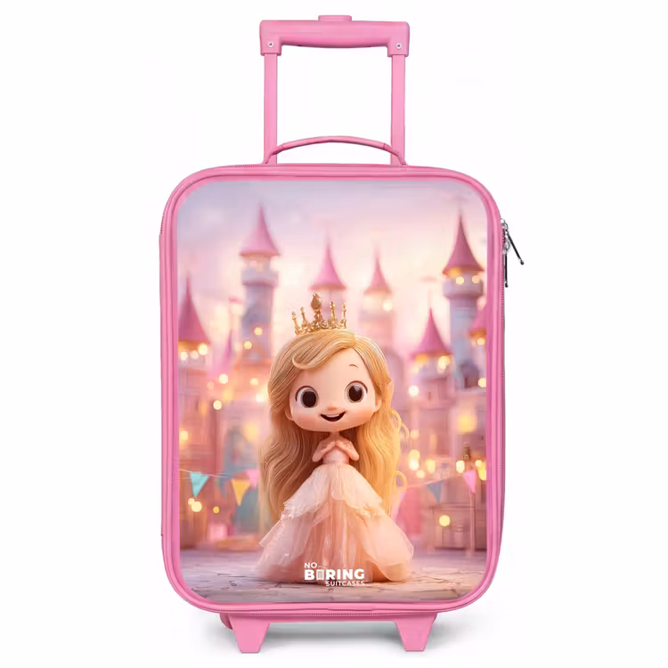 Kinderkoffer - Roze - Prinses - Roze - Kasteel — 1