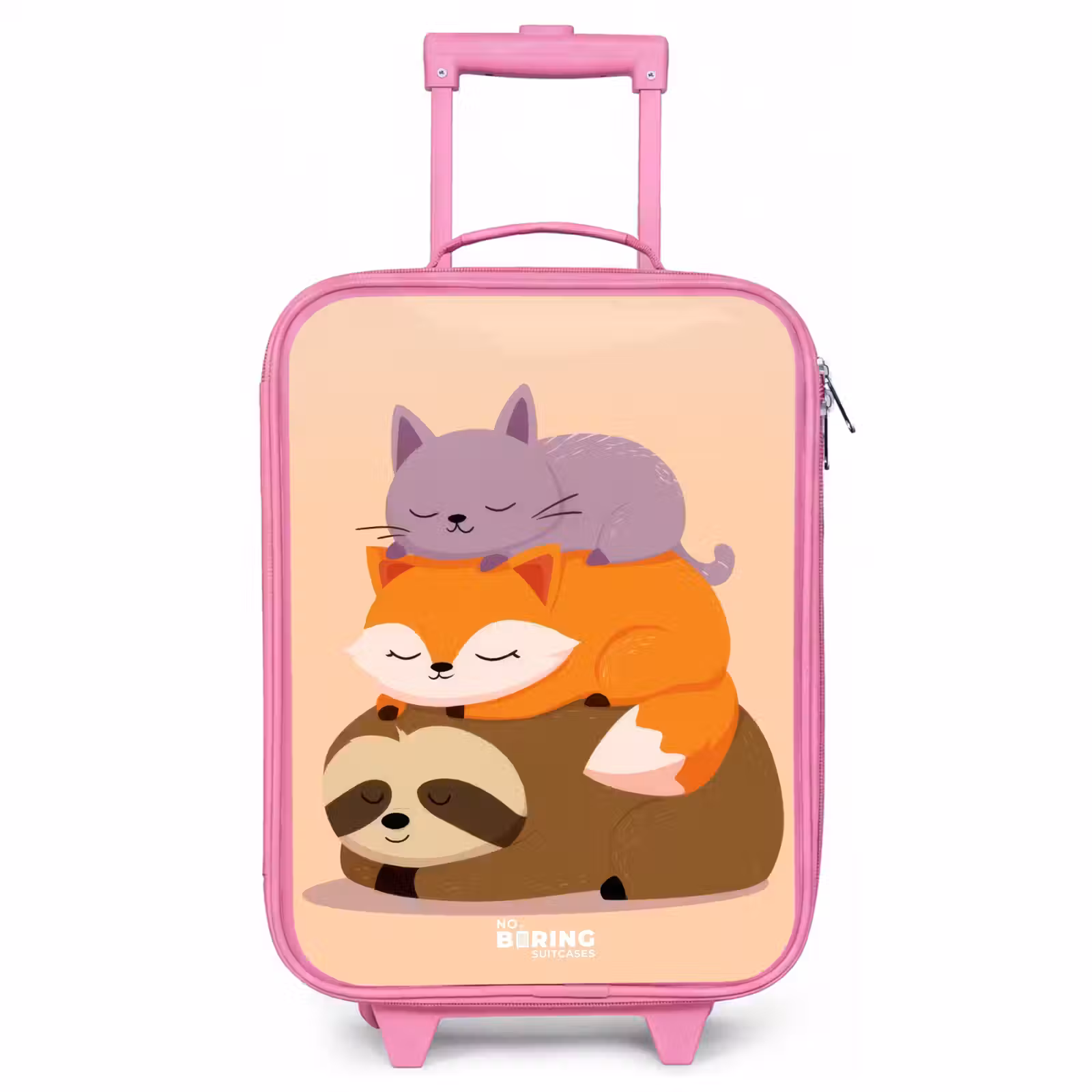 Kinderkoffer - Roze - Dieren - Slapen - Samen — 1