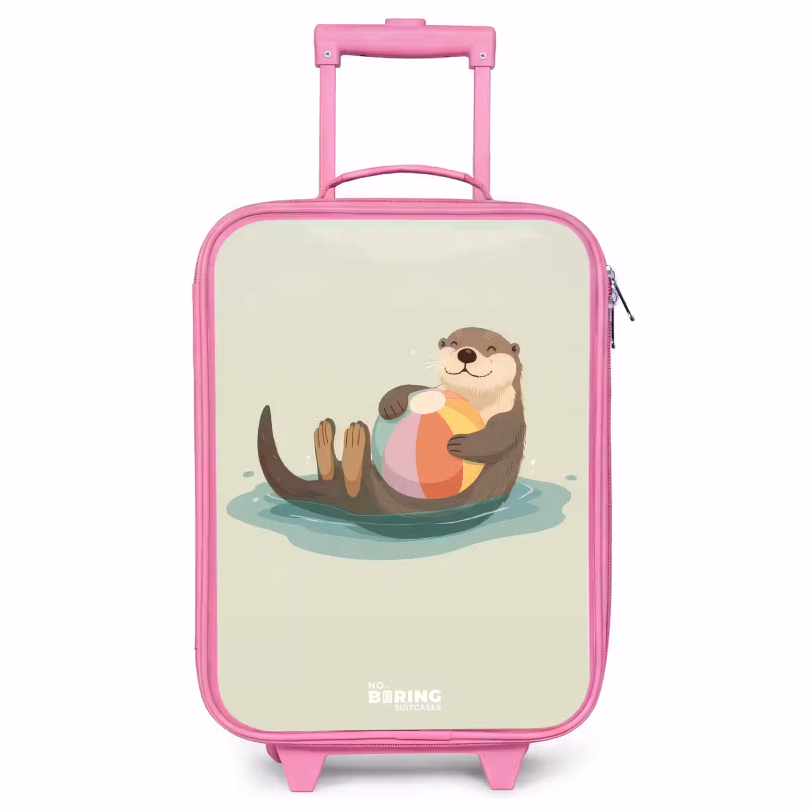 Kinderkoffer - Roze - Otter - Strandbal - Water — 1