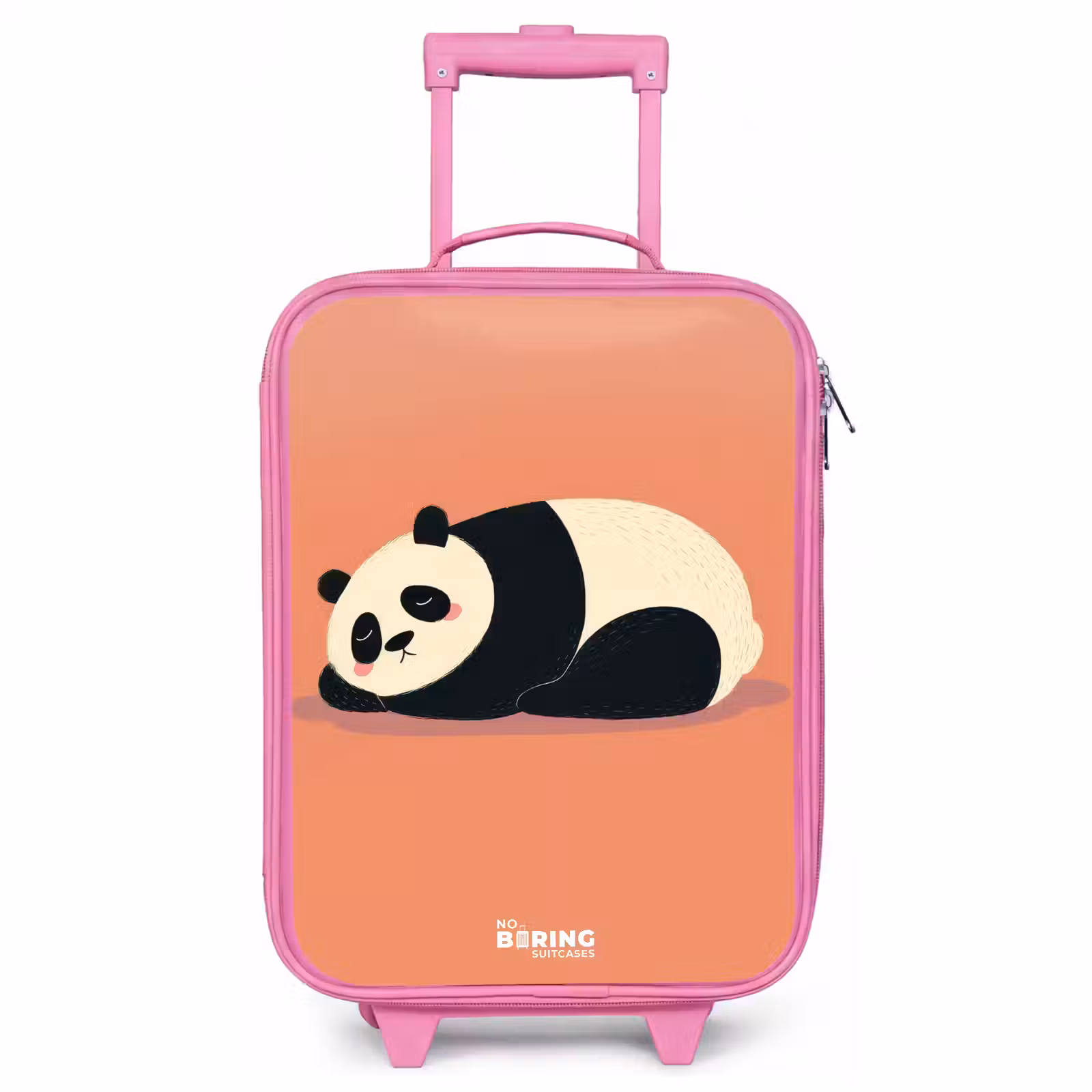 Kinderkoffer - Roze - Panda - Slapen - Oranje — 1