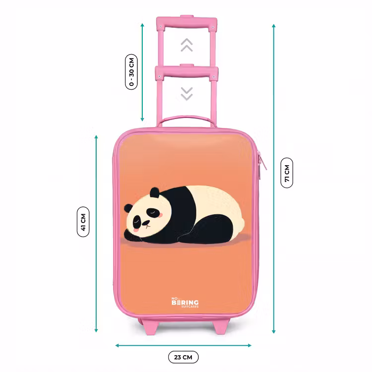 Kinderkoffer - Roze - Panda - Slapen - Oranje — 5