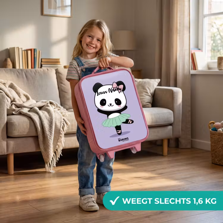 Kinderkoffer - Roze - Kawai - Ballet - Panda — 2