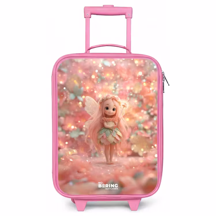 Kinderkoffer - Roze - Bloemenfee in roze sprookjeswereld — 1