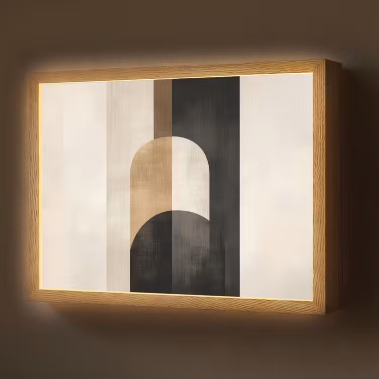 Lightbox - Wandlamp - Geometrische - Vormen - Wit — 1