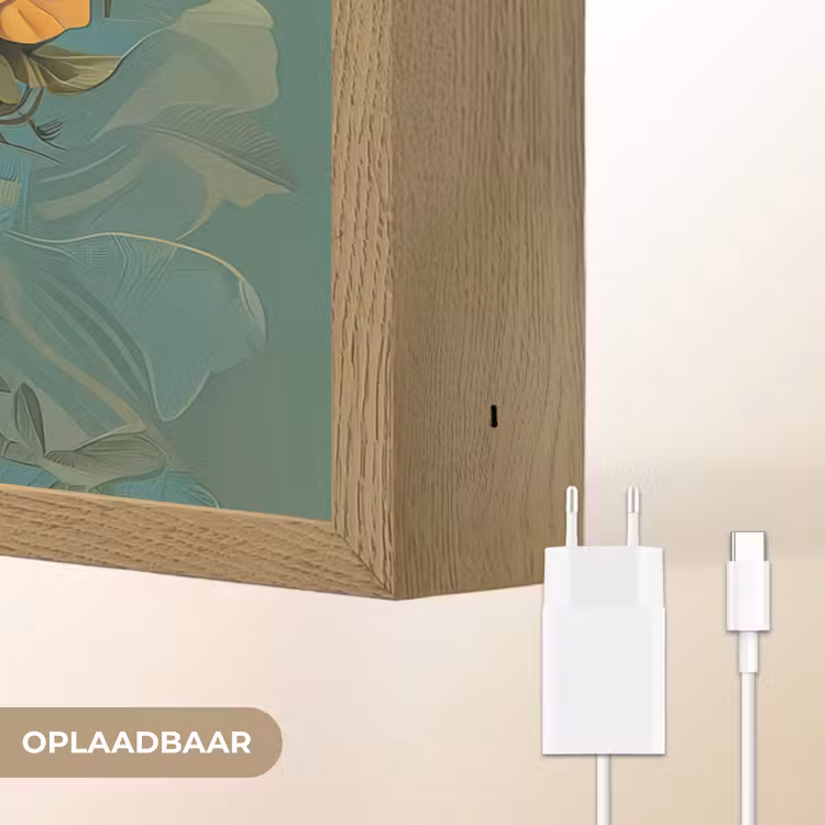 Lightbox - Wandlamp - Vrouw - Bloemen - Vlinders - Natuur - Vintage — 7