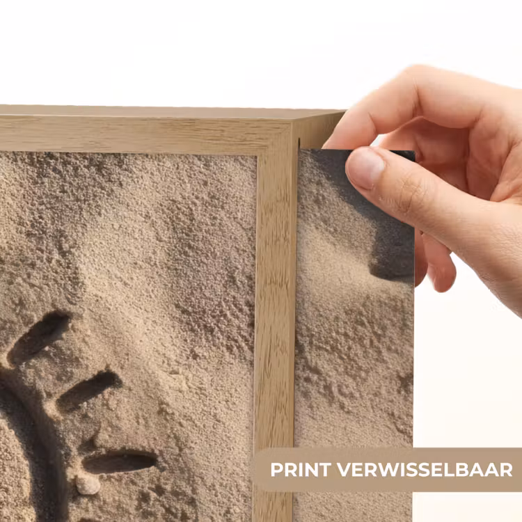 Lightbox - Wandlamp - Gezichtje - Zon - Zand - Getekend — 5