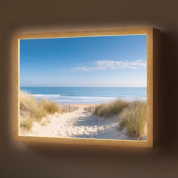 Lightbox - Wandlamp - Strand - Zee - Duin - Zand - Zomer — 1