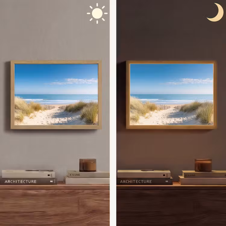 Lightbox - Wandlamp - Strand - Zee - Duin - Zand - Zomer — 6