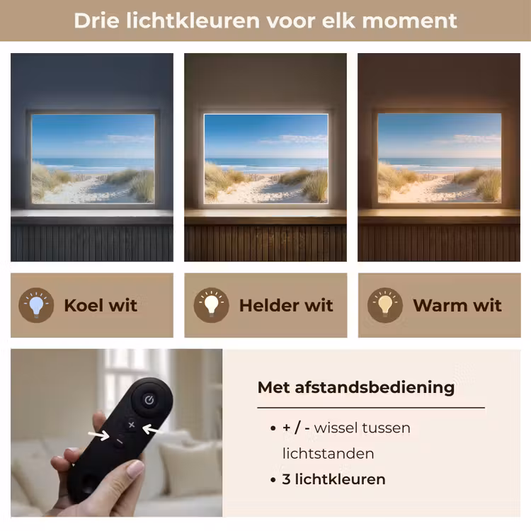 Lightbox - Wandlamp - Strand - Zee - Duin - Zand - Zomer — 8
