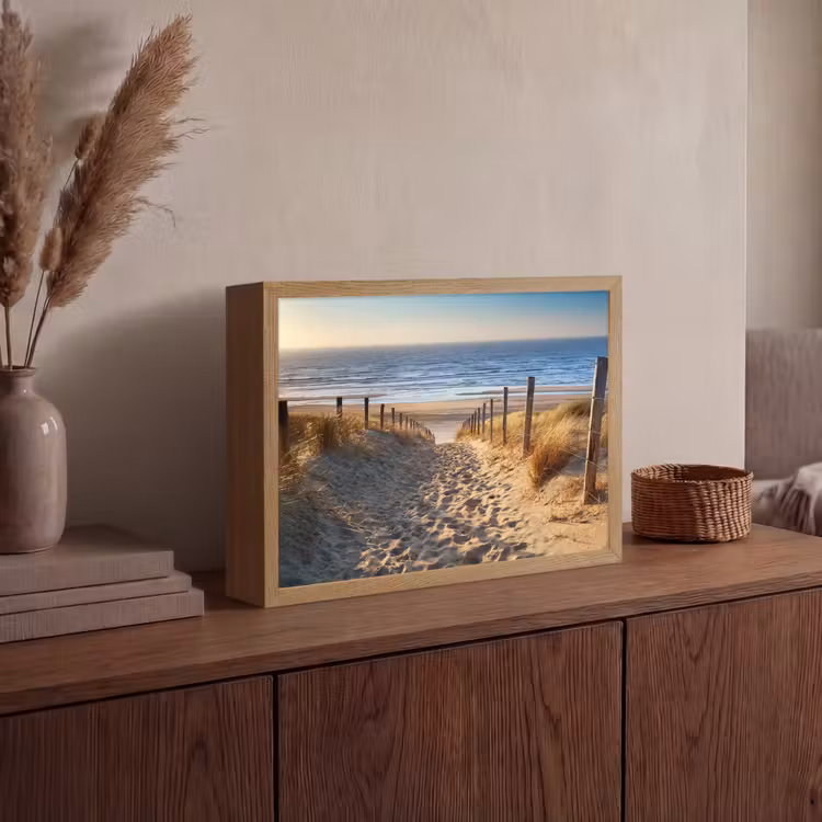 Lightbox - Wandlamp - Strand - Zee - Nederland - Duinen - Zon — 4