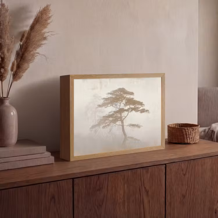 Lightbox - Wandlamp - Boom - Oosterse stijl - Landschap — 4