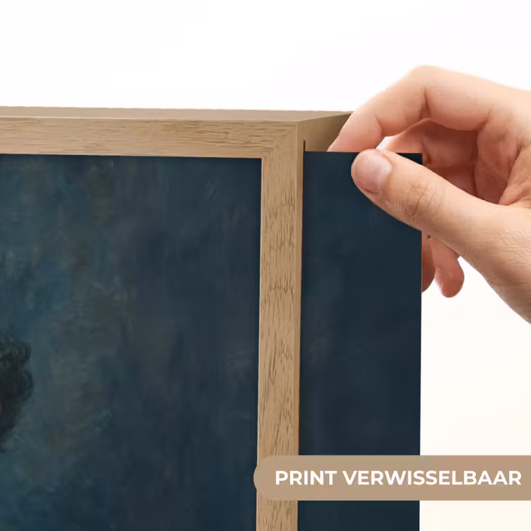 Lightbox - Wandlamp - Koning - Portret - Druipende gele verf — 5