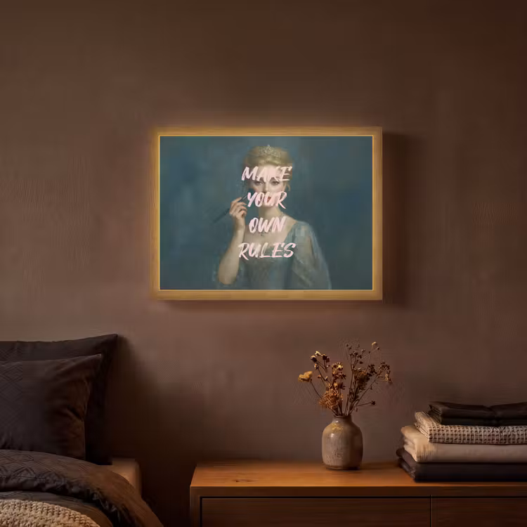 Lightbox - Wandlamp - Klassiek - Sierlijk - Roze — 3