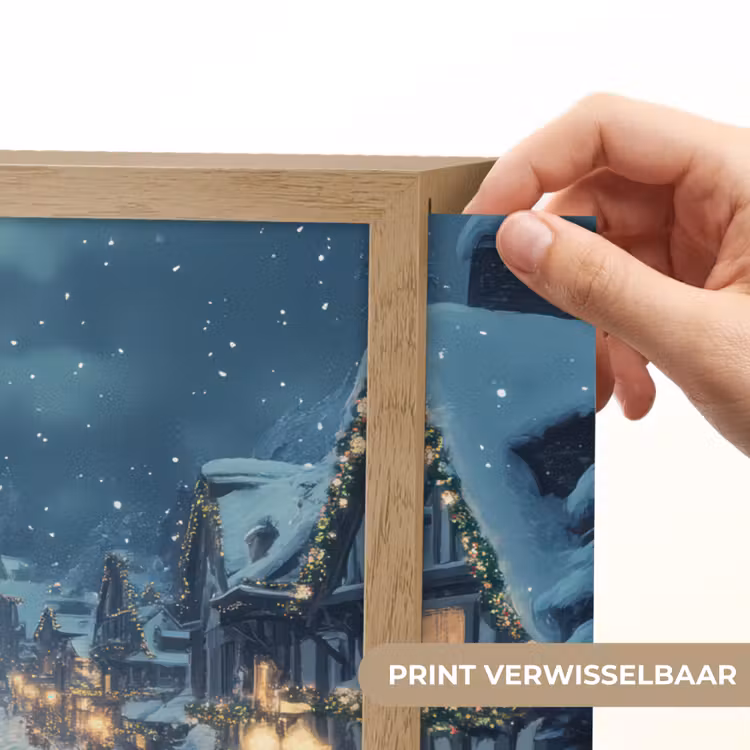 Lightbox - Wandlamp - Kerstdorp - Kerst - Sneeuw - Winter — 5