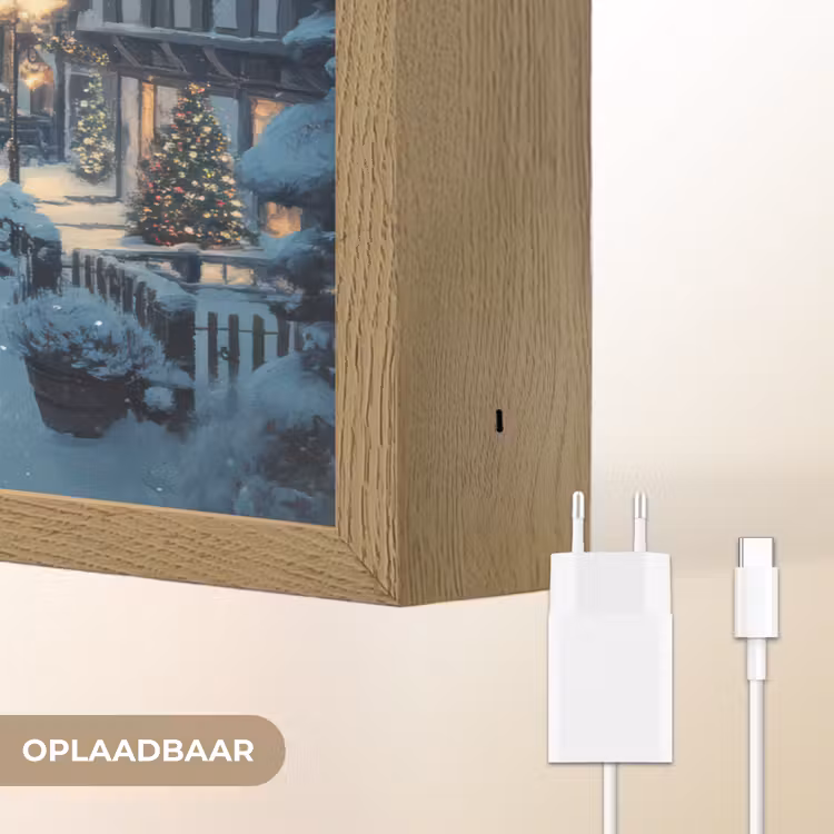 Lightbox - Wandlamp - Kerstdorp - Kerst - Sneeuw - Winter — 7