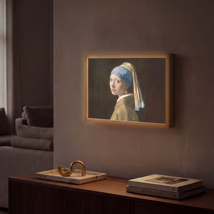 Lightbox - Wandlamp - Meisje met de parel - Schilderij - Oude meesters - Vermeer — 2