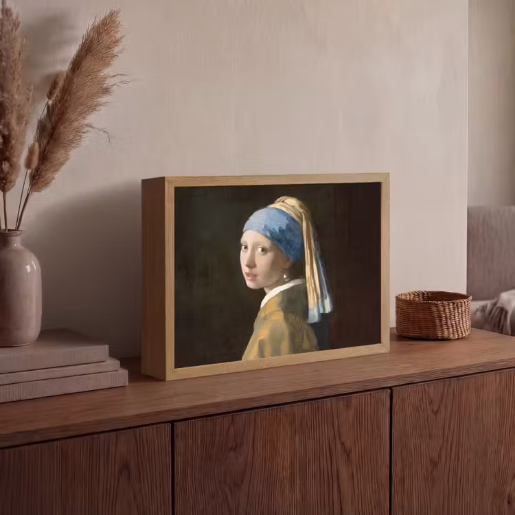 Lightbox - Wandlamp - Meisje met de parel - Schilderij - Oude meesters - Vermeer — 4