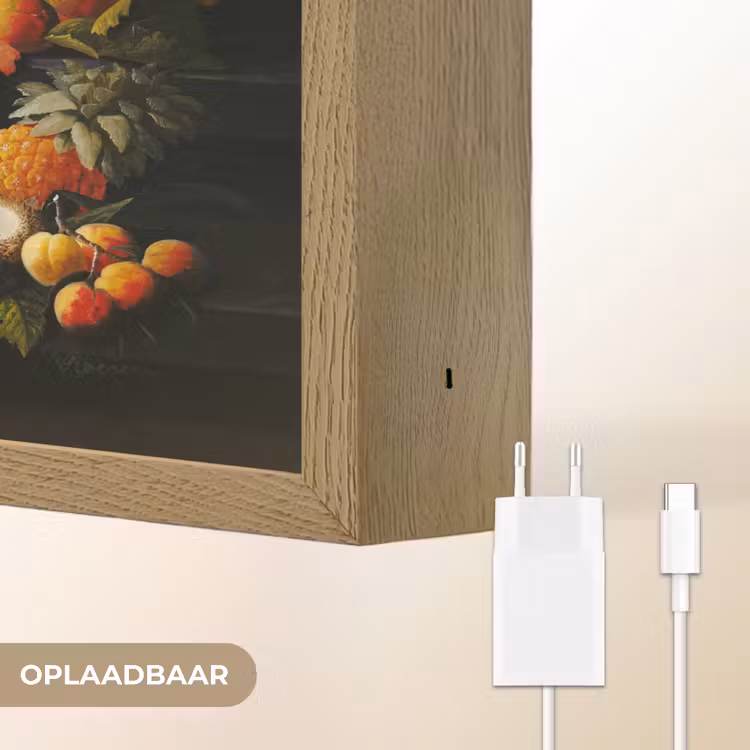 Lightbox - Wandlamp - Stilleven met bloemen en fruit - Kunstwerk - Oude meesters — 7