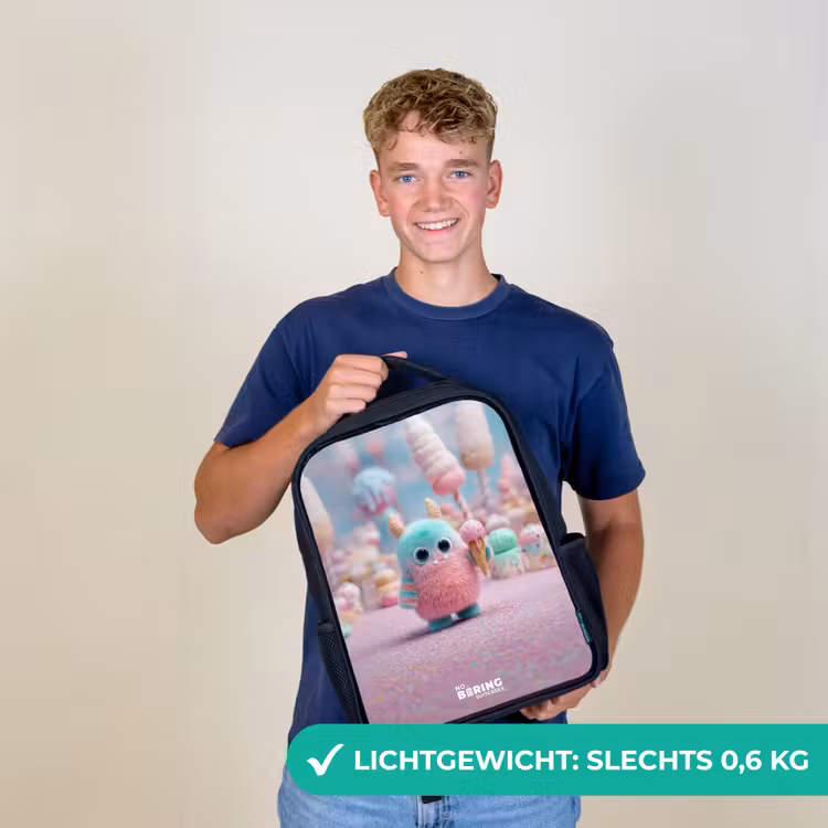 Kinderrugzak - Zwart - Zoet Monstersnoep Avontuur — 2