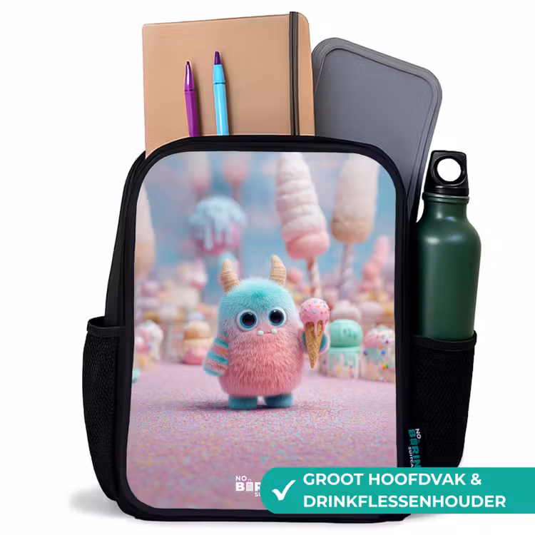 Kinderrugzak - Zwart - Zoet Monstersnoep Avontuur — 4