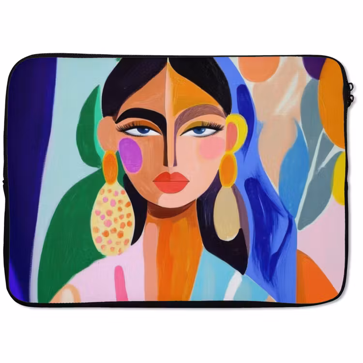 Laptophoes - Portret - Vrouw - Modern — 1