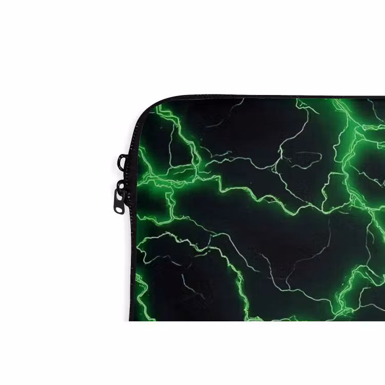 Laptophoes - Gaming - Bliksemflitsen - Groen - Energie — 6