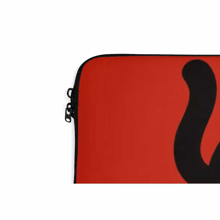 Laptophoes - Kat - Zwart - Staart — 6