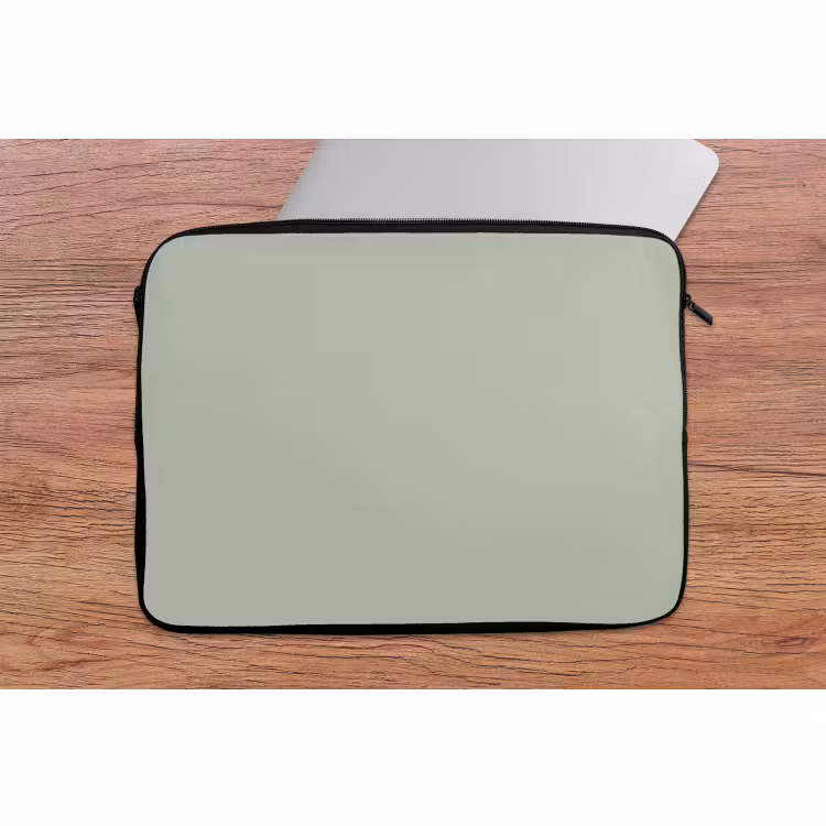 Laptophoes - Mintgroen - Effen kleur — 1