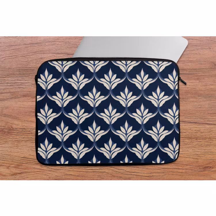 Laptophoes - Modern - Ontwerp - Blauw — 2