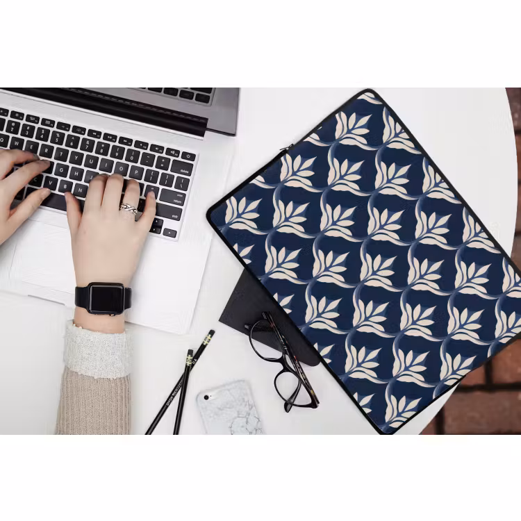 Laptophoes - Modern - Ontwerp - Blauw — 3