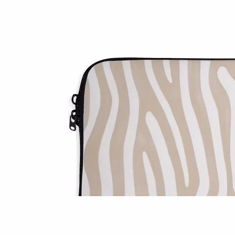 Laptophoes - Abstract - Zebra - Beige — 6