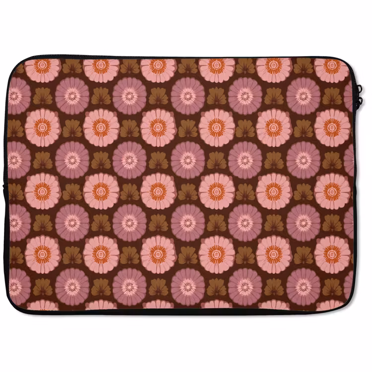 Laptophoes - Retro - Madelief - Roze — 1