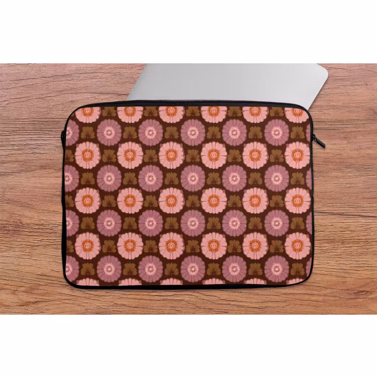 Laptophoes - Retro - Madelief - Roze — 2