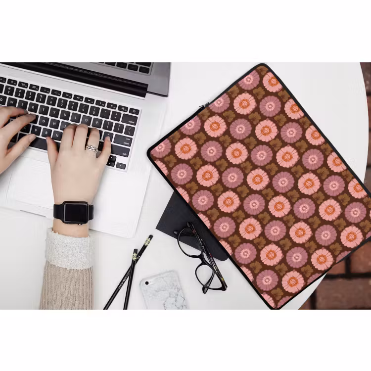 Laptophoes - Retro - Madelief - Roze — 3