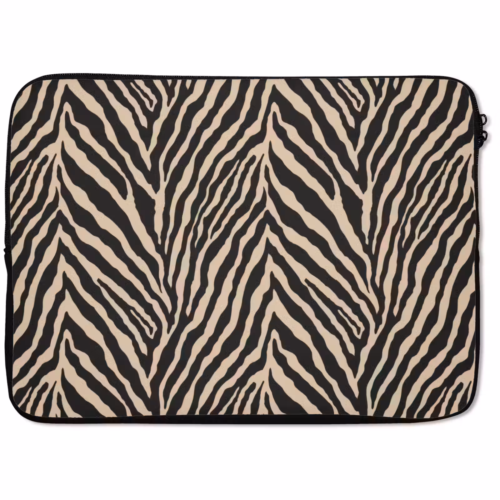 Laptophoes - Zebra - Klassiek - Zwart — 1