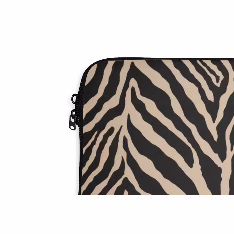 Laptophoes - Zebra - Klassiek - Zwart — 6
