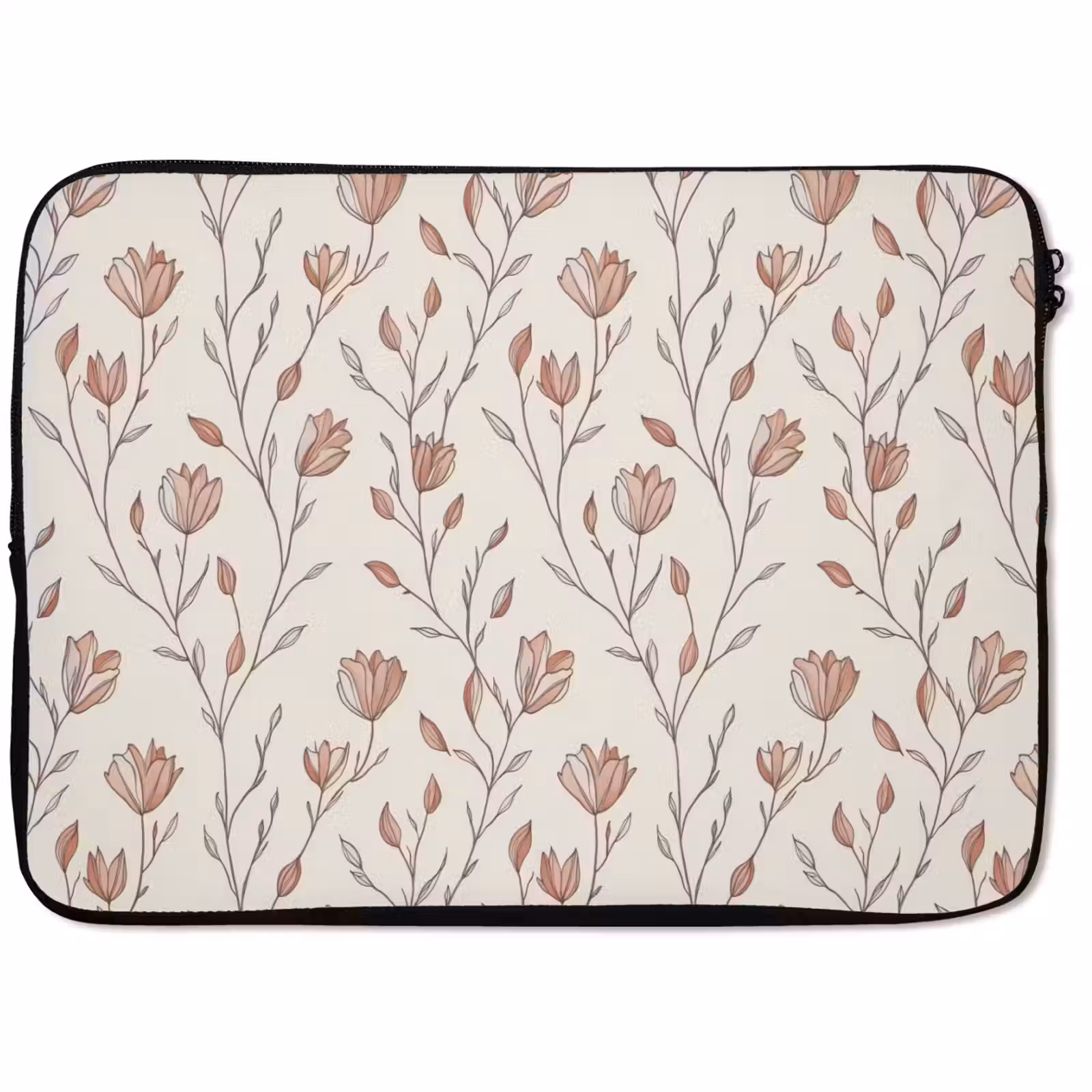 Laptophoes - Patroon - Klassiek - Roze — 1