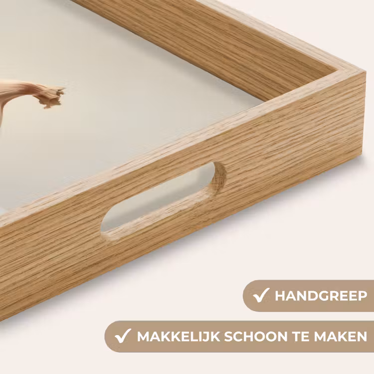 Dienblad - Knoflook - Natuurlijk - Beige — 5