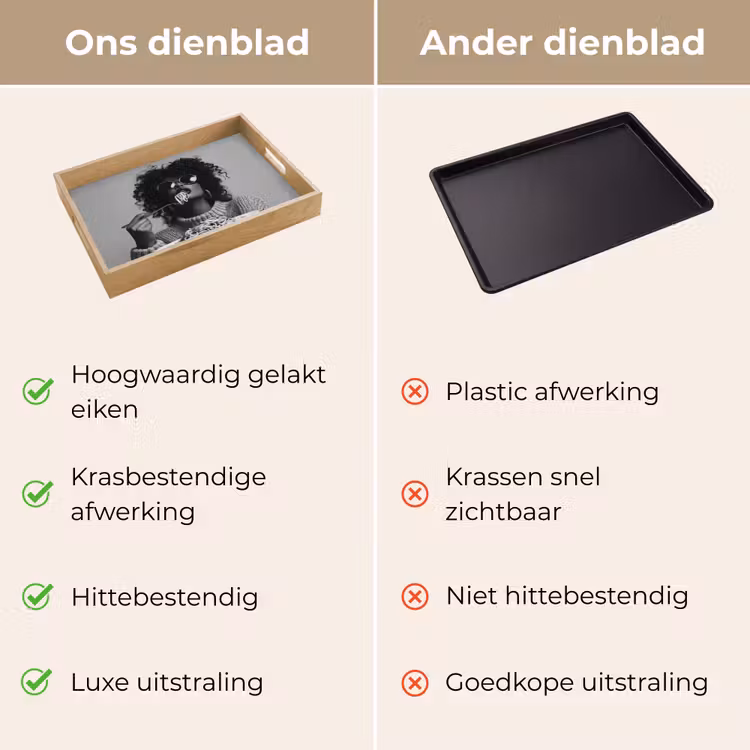 Dienblad - Vrouw - Pasta - Zwart - Wit — 3