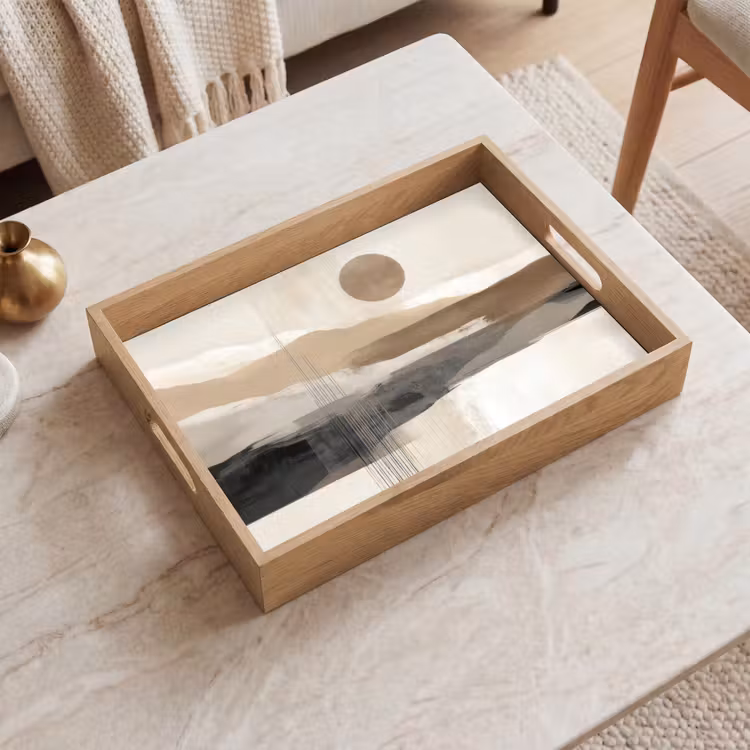 Dienblad - Minimalistisch - Landschap - Dimensie — 2