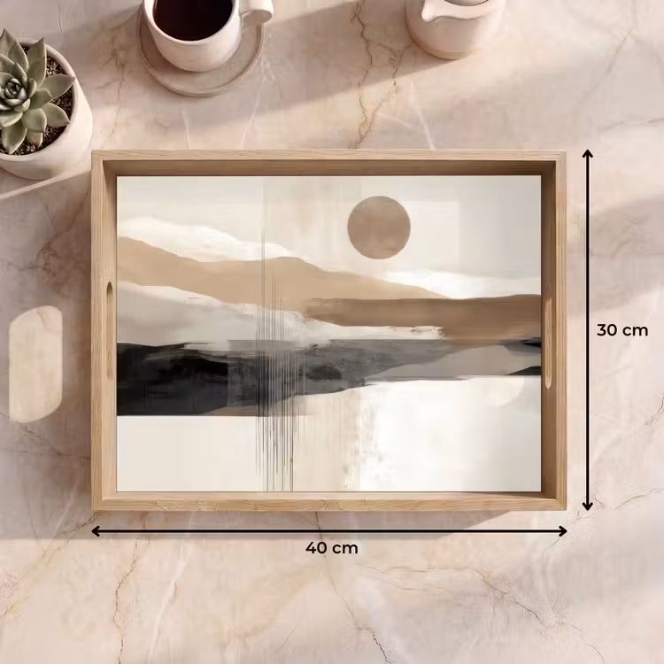 Dienblad - Minimalistisch - Landschap - Dimensie — 9